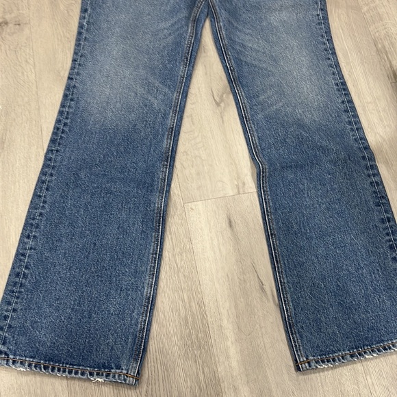 GRLFRND Melanie Petite High Rise Boot Cut Jeans Los Feliz Blue - Picture 4 of 10